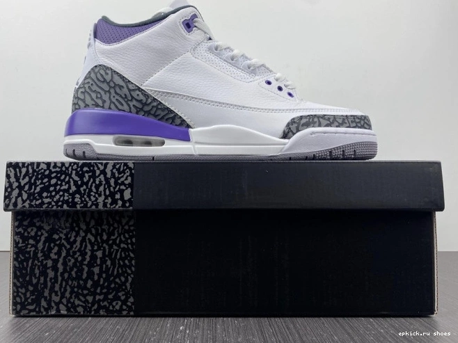 Rep Air Iris' 'Dark 3 Jordan Retro CT8532-105 0814
